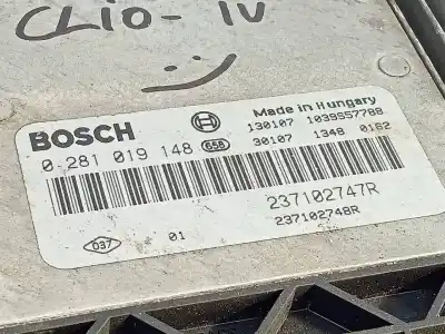 Автозапчасти б/у блок управления двигателем за renault clio iv dynamique ссылки oem iam 237102747r e2-a1-40-1 0281019148