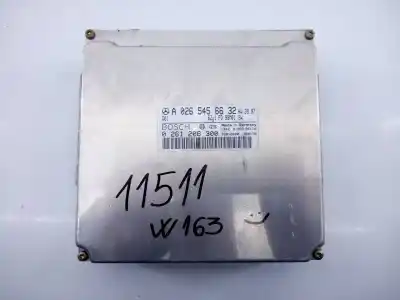 Peça sobressalente para automóvel em segunda mão Centralina De Motor Uce por MERCEDES-BENZ CLASE M (W163) ML 320 (163.154) Referências OEM IAM A0265456632 E3-A1-8-2 