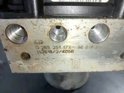 Second-hand car spare part abs for citroen jumpy hdi 125 fap l multispace attraction oem iam references 0265251177 p3-b8-23-3 9661887180