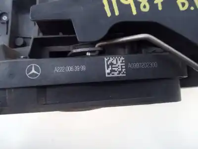 Автозапчастина б/у замок передніх дверей лівий для mercedes clase c (w205) lim. c 220 cdi bluetec (205.004) посилання на oem iam a2220063999 e1-a2-48-2 a0997202300