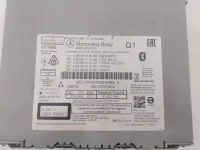 Peça sobressalente para automóvel em segunda mão módulo / sistema de navegação gps por mercedes clase c (w205) lim. c 220 cdi bluetec (205.004) referências oem iam a2059004433 e3-a1-15-8 a2059026902