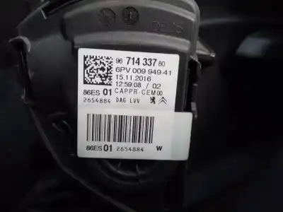 Peça sobressalente para automóvel em segunda mão pedal acelerador por peugeot 208 active referências oem iam 9661433780  6pv00994941