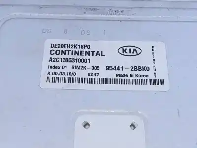 Second-hand car spare part ecu engine control for kia niro concept oem iam references 954412bbk0 e3-a3-24-2 a2c1385310001