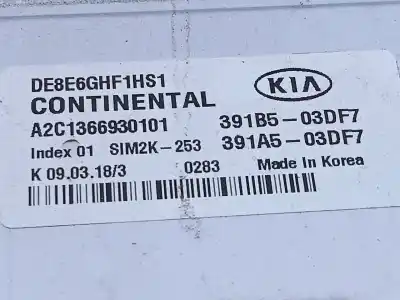 Second-hand car spare part ecu engine control for kia niro concept oem iam references 391b503df7 e3-a3-24-2 a2c1366930101