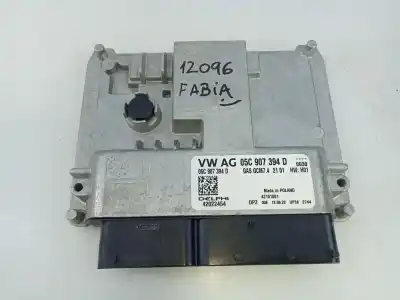 Second-hand car spare part ecu engine control for skoda fabia active oem iam references 05c907394d