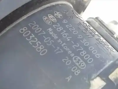 Автозапчасти б/у расходомер воздуха за kia sorento i (jc) 2.5 crdi ссылки oem iam 9220930006 e3-a3-25-2 2816427800