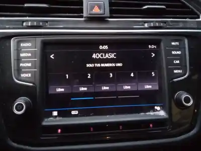 Piesă de schimb auto la mâna a doua SISTEM AUDIO / CD RADIO CASETOFON pentru VOLKSWAGEN TIGUAN  Referințe OEM IAM   