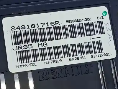 Peça sobressalente para automóvel em segunda mão quadrante por renault scenic iii dynamique referências oem iam 24810716r e2-a1-39-2 