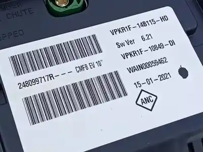 Peça sobressalente para automóvel em segunda mão quadrante por renault zoe bose referências oem iam 248099717r e2-a1-42-1 