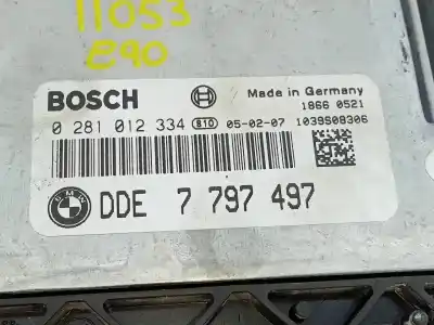 Second-hand car spare part ecu engine control for bmw serie 3 berlina (e90) 320d oem iam references 7797497 e3-a2-24-3 0281012334
