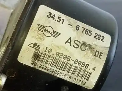 Автозапчастина б/у абс для bmw mini (r50,r53) cooper посилання на oem iam 6765284 p3-b8-28-3 34516765282