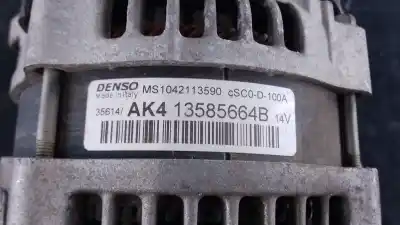 Pezzo di ricambio per auto di seconda mano alternatore per opel corsa e selective riferimenti oem iam 13585664b p3-b5-10-1 