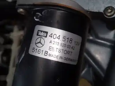 Автозапчастина б/у двигатель передніх склоочисників для mercedes-benz clase c (w203) berlina 270 cdi (203.016) посилання на oem iam a2038200342  