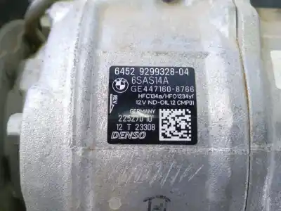 Peça sobressalente para automóvel em segunda mão compressor de ar condicionado a/a a/c por bmw serie 3 lim. (f30) 320d referências oem iam 6452929932804 p3-a2-3-1 ge4471608766
