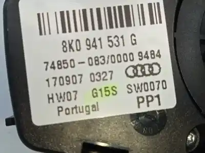 Автозапчастина б/у управління світлом для audi a5 coupe (8t) 3.0 v6 24v tdi посилання на oem iam 8k0941531g e2-a1-40-3 