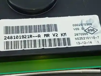 Peça sobressalente para automóvel em segunda mão quadrante por dacia sandero stepway referências oem iam 248101921r e2-a1-34-2 