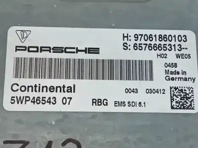 Second-hand car spare part ecu engine control for porsche panamera 4 s oem iam references 97061860103 e3-b6-50-2 6576665313