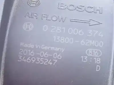 Second-hand car spare part flowmeter for suzuki sx4 gle oem iam references 1380062m00 e3-b4-17-4 0281006374