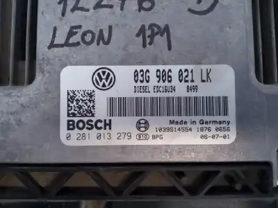 Second-hand car spare part ecu engine control for seat leon (1p1) stylance / style oem iam references 03g906021lk e2-a1-24-2 0281013279