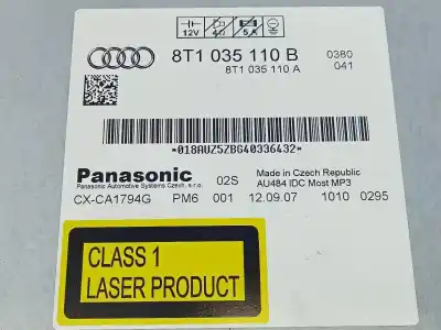 Peça sobressalente para automóvel em segunda mão módulo / sistema de navegação gps por audi a5 coupe (8t) 3.0 v6 24v tdi referências oem iam 8t0919603c e2-a1-44-7 8t0919609wfx