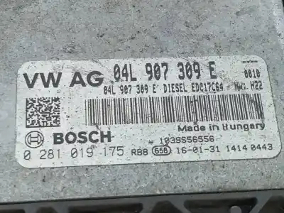 Second-hand car spare part ecu engine control for skoda rapid active oem iam references 04l907309e e2-a1-40-2 0281018175