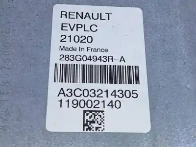 Second-hand car spare part automatic gearbox control unit for renault zoe bose oem iam references 283g04943r e2-a1-40-2 
