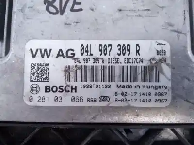 Second-hand car spare part ecu engine control for audi a3 cabrio (8ve) design edition oem iam references 04l907309r e2-a1-25-1 0281031066