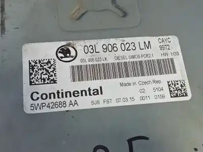 Автозапчасти б/у блок управления двигателем за skoda spaceback (5h) active ссылки oem iam 03l906023lm e2-a1-40-1 5wp42688aa Автозапчасти б/у блок управления двигателем за skoda spaceback (5h) active ссылки oem iam 03l906023lm e2-a1-40-1 5wp42688aa