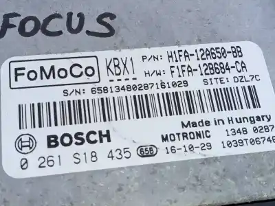 Second-hand car spare part ecu engine control for ford focus turn. titanium oem iam references h1fa12a650bb e3-b3-24-1 0261s18435