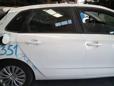 Peça sobressalente para automóvel em segunda mão porta do automóvel traseira direita por citroen c4 lim. feel edition referências oem iam 