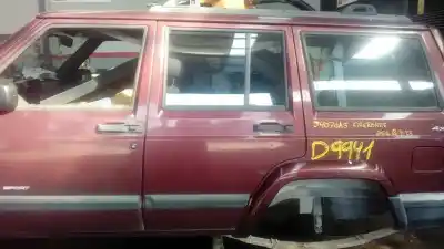 Автозапчасти б/у задняя левая дверь за jeep cherokee (xj) 2.5 td 4x4 ссылки oem iam 