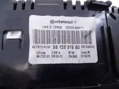 Peça sobressalente para automóvel em segunda mão quadrante por citroen c4 lim. feel edition referências oem iam 9812831980 e3-b2-33-4 