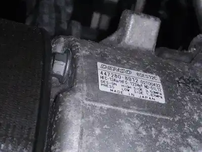 Peça sobressalente para automóvel em segunda mão compressor de ar condicionado a/a a/c por toyota auris active referências oem iam 4472808912  