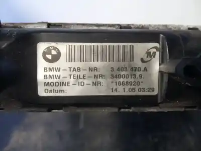 Peça sobressalente para automóvel em segunda mão radiador de água por bmw serie x3 (e83) 2.0d [2.0 ltr. - 110 kw 16v diesel cat] referências oem iam 3403470a p2-b6-5 1668920