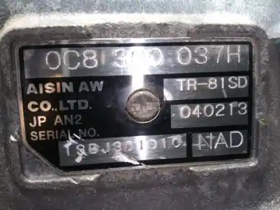 Автозапчастина б/у коробка передач для porsche cayenne (typ 92aa) diesel platinum edition посилання на oem iam nad m1-a1-78 0c8300037h