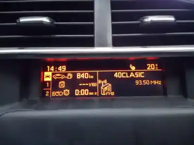 Peça sobressalente para automóvel em segunda mão sistema de áudio / rádio cd por citroen c4 lim. feel edition referências oem iam 9813024980
