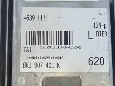 Автозапчастина б/у ебу контролер двигуна для audi a5 cabriolet (8f7) 2.7 tdi посилання на oem iam 8k1907401k e2-a1-15-1 0281016456