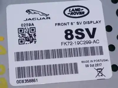 Piesă de schimb auto la mâna a doua sistem de navigare gps pentru jaguar xf pure referințe oem iam fk7219c299ac  hy3218k812bf