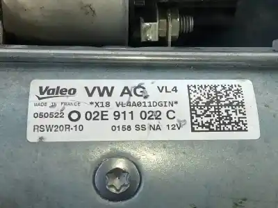 Recambio de automóvil de segunda mano de motor arranque para audi q3 sportback (f3n) 40 tdi quattro referencias oem iam 02e911022c  rsw20r10