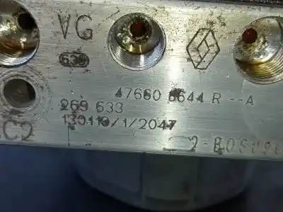 Автозапчастина б/у абс для renault clio iv dynamique посилання на oem iam 476608844r p3-b8-22-4 