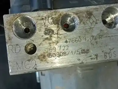 Peça sobressalente para automóvel em segunda mão abs por renault clio iv business referências oem iam 476601203r p3-b8-24-2 269722