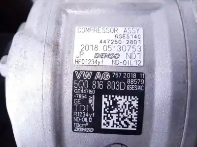 Peça sobressalente para automóvel em segunda mão compressor de ar condicionado a/a a/c por seat ateca (kh7) xcellence referências oem iam 5q0816803d  