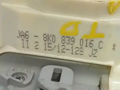Peça sobressalente para automóvel em segunda mão fechadura da porta traseira direita por porsche panamera 4 s referências oem iam 8k0839016c e1-a5-52-1 