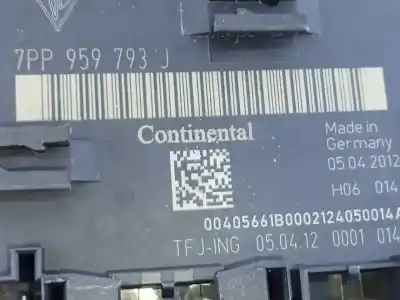 Peça sobressalente para automóvel em segunda mão módulo de confort / bsi /bcm por porsche panamera 4 s referências oem iam 7pp959793j e3-b6-50-5 