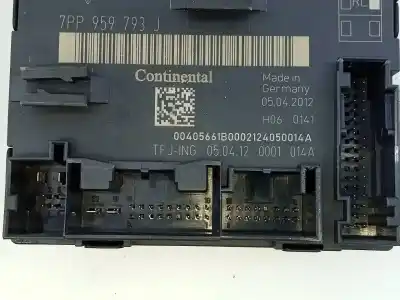 Peça sobressalente para automóvel em segunda mão módulo de confort / bsi /bcm por porsche panamera 4 s referências oem iam 7pp959793j e3-b6-50-5 