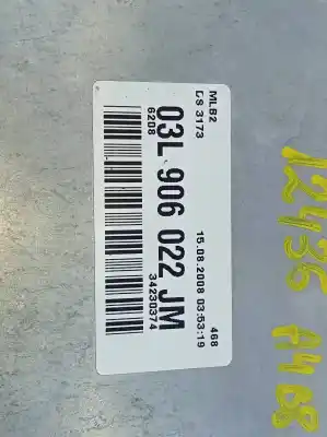 Second-hand car spare part ecu engine control for audi a4 berlina (b8) básico oem iam references 03l906022jm e2-a1-15-2 