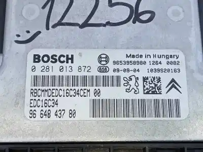 Second-hand car spare part ecu engine control for peugeot 308 confort oem iam references 9664843780 e3-b2-30-1 0281013872