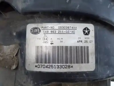 Second-hand car spare part right headlight for jeep compass limited oem iam references 05303874aa e1-b5-39-2 1a9983211