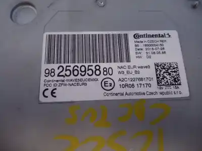 Автозапчастина б/у gps навігаційна система для citroen c4 cactus feel посилання на oem iam 9825695880 e3-b2-41-2 982429858000