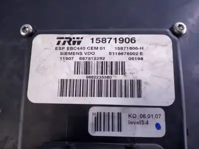 Second-hand car spare part abs for citroen c6 exclusive oem iam references 9662235380 p3-b8-22-3 15871906